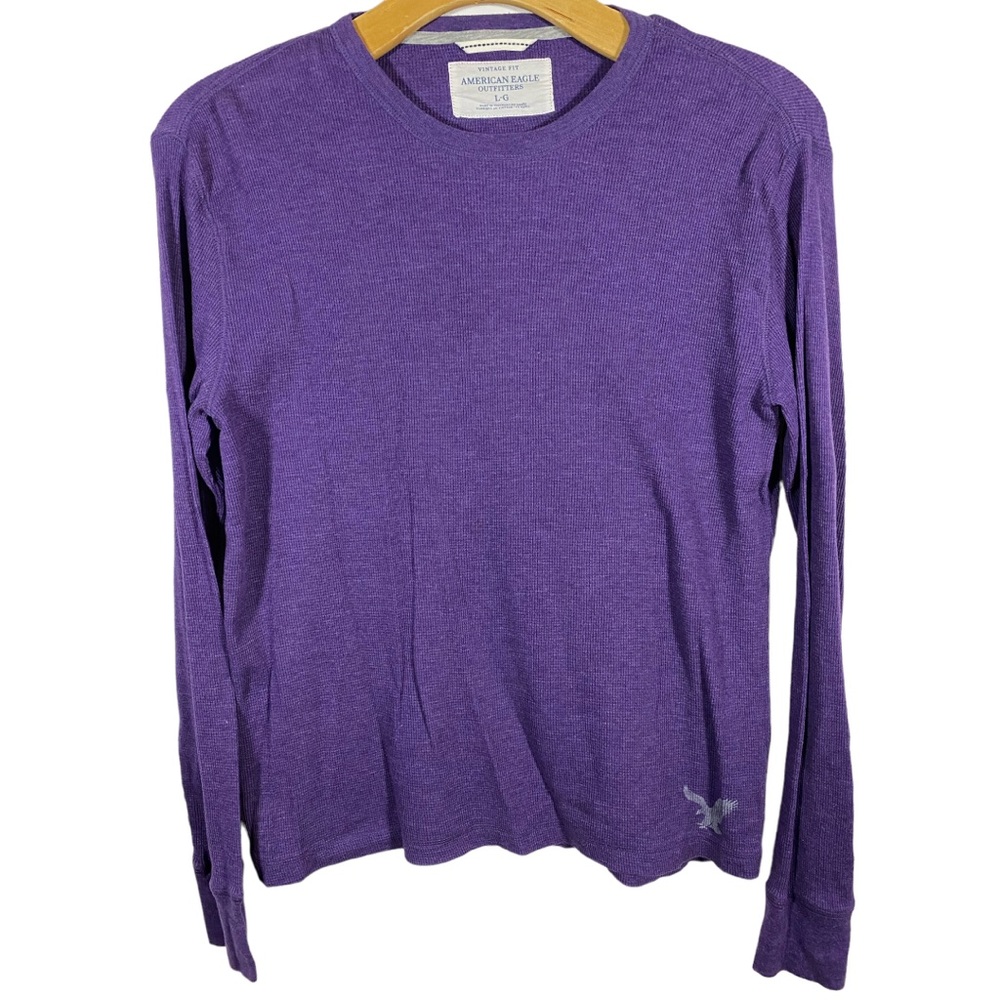 Guys' American Eagle Outfitters Vintage Fit Crew Neck Thermal LS